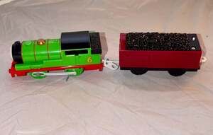 Thomas & Friends TrackMaster Motorized Talking Percy the Small Engine with Coal